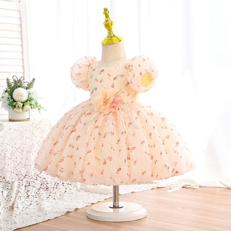 Charming Floral  Baby Dress - Image 2