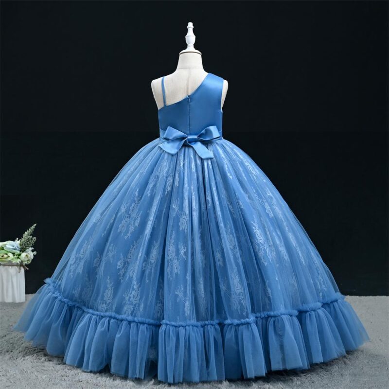 Elegant One-Shoulder Ball Gown special occasions girls party dress - Image 3