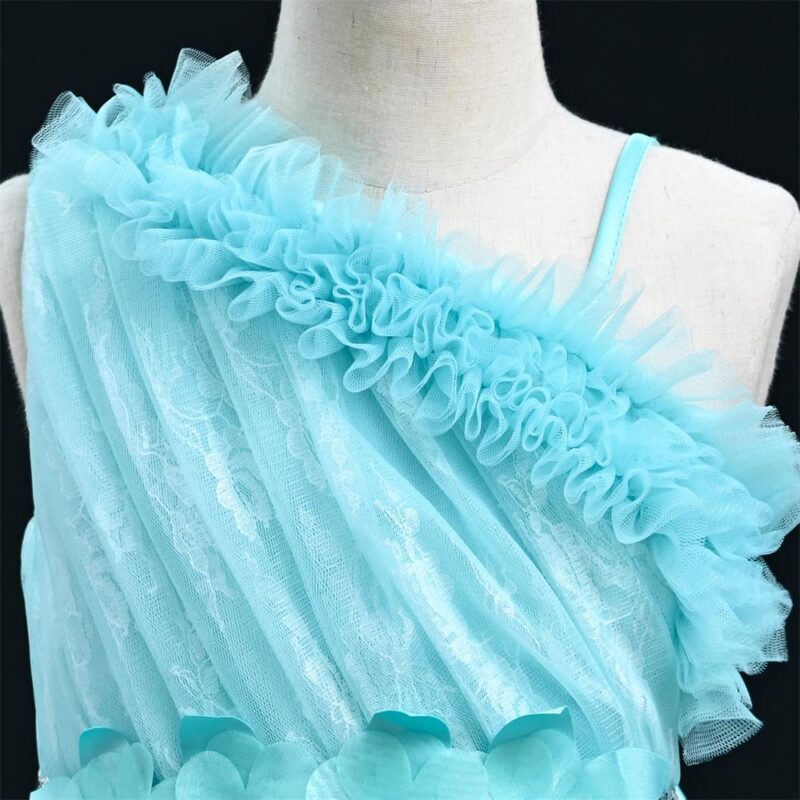 Elegant One-Shoulder Ball Gown special occasions girls party dress - Image 2