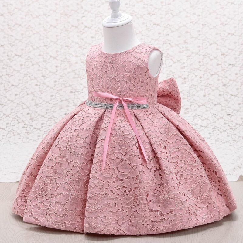 Little Princess Lace Baby Party Dress - Image 5