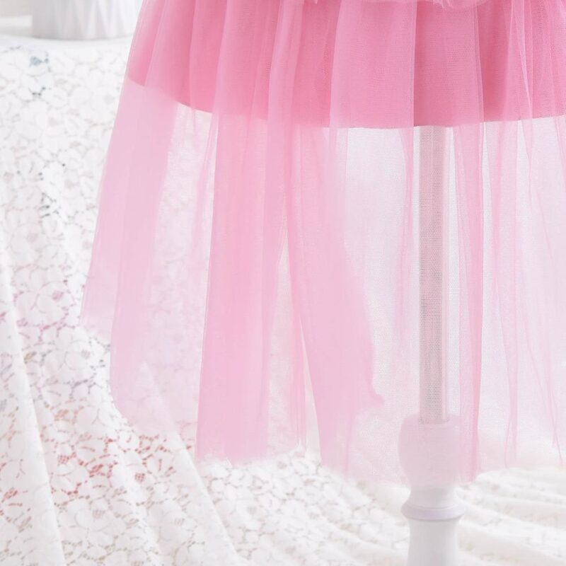 Elegant  Tulle Sequined Bow Party Dress - Image 5