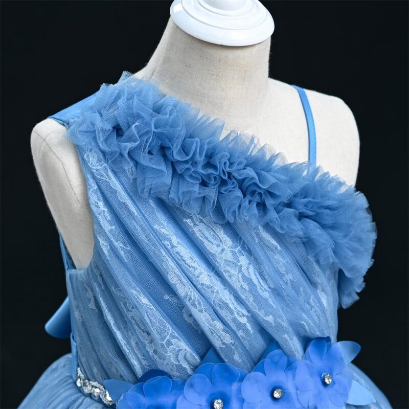 Elegant One-Shoulder Ball Gown special occasions girls party dress - Image 4