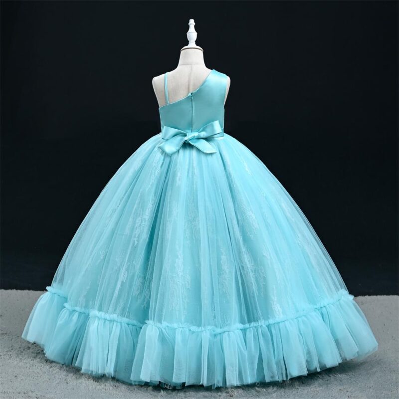 Elegant One-Shoulder Ball Gown special occasions girls party dress - Image 4