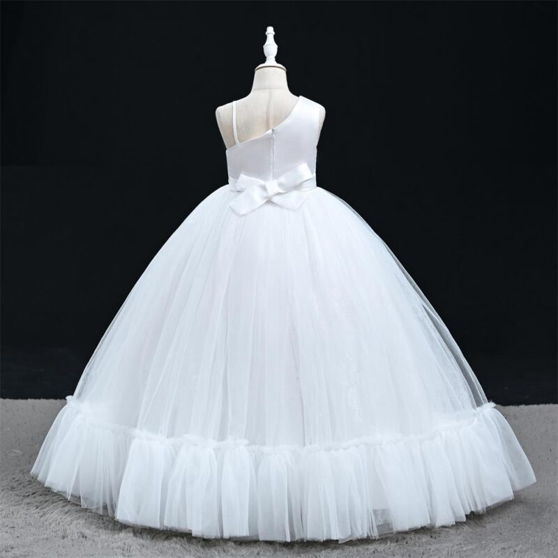Elegant One-Shoulder Ball Gown special occasions girls party dress - Image 3