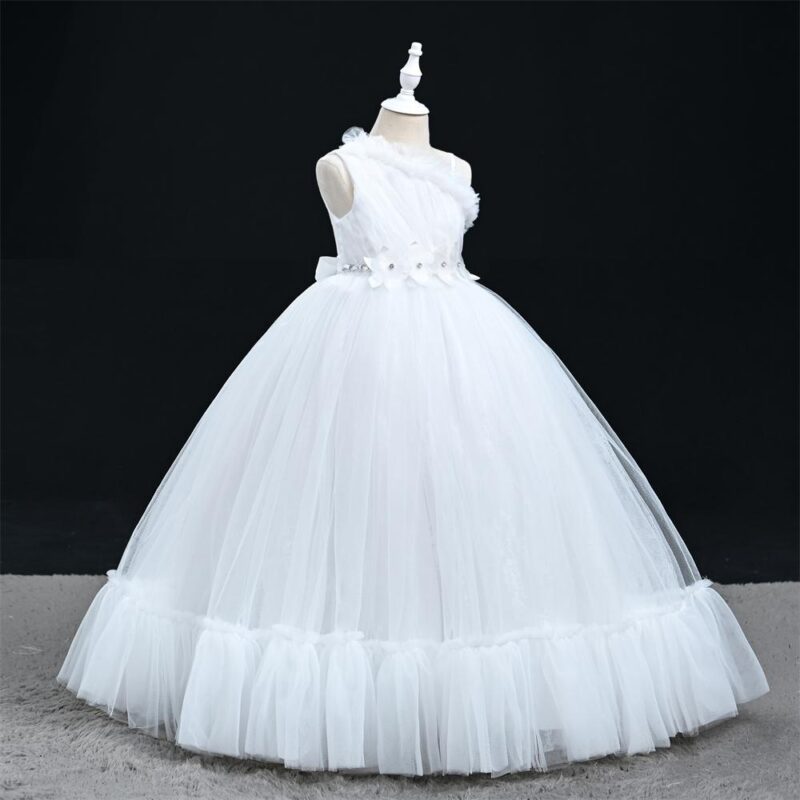 Elegant One-Shoulder Ball Gown special occasions girls party dress - Image 4
