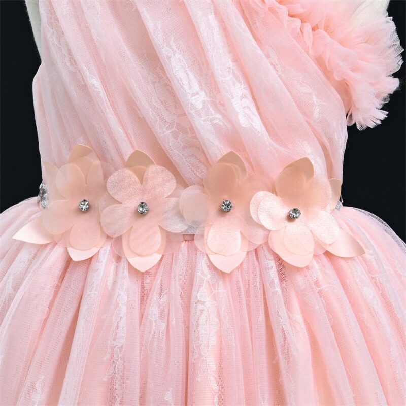 Elegant One-Shoulder Ball Gown special occasions girls party dress - Image 5