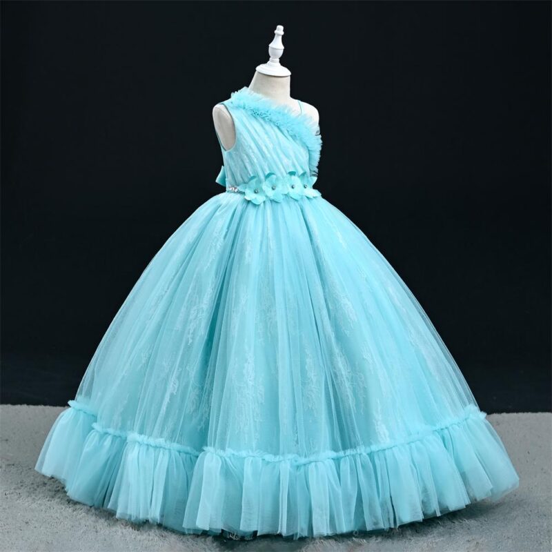 Elegant One-Shoulder Ball Gown special occasions girls party dress - Image 8
