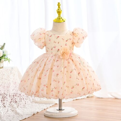 Charming Floral  Baby Dress