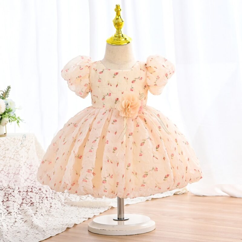 Charming Floral  Baby Dress